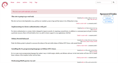 Desktop Screenshot of debian-administration.org